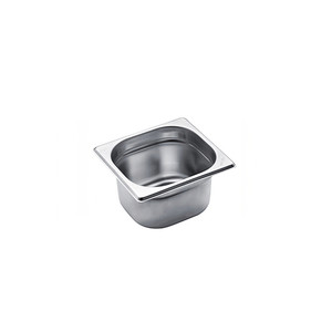 Bac alimentaire GN 1/6 en acier inoxydable 18/10, 17,5 × 16,2 × 10 h cm, 343 g Inox Inox Macel - Product Image 1