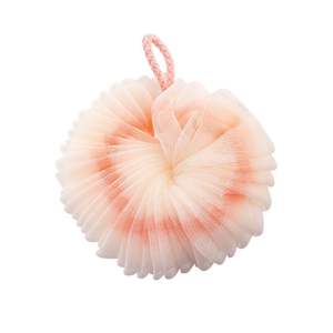 Bola de Baño de Estilo Moderno, Suave, en Forma de Bola, para Limpieza Facial, con Bolsa de Malla Redonda, Flor de Baño Exfoliante - Product Image 1