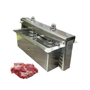 Prensa de carne de acero inoxidable personalizable SUNMAX para <span class=keywords><strong>hamburguesas</strong></span>, kebabs y carnes delicatessen-Opciones hidráulicas y manuales - Product Image 3