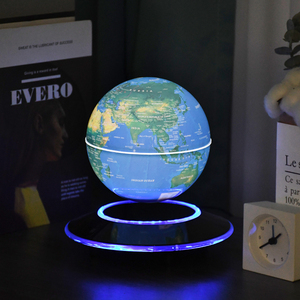 Venta caliente 140mm globo de tierra de levitación magnética Globo flotante globo de levitación luz de noche regalos de decoración de oficina en casa - Product Image 5