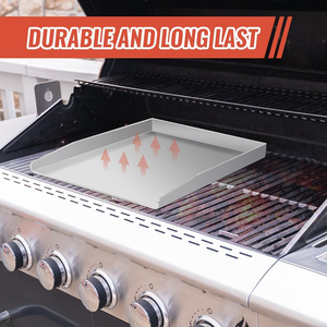 <span class=keywords><strong>Piastra</strong></span> per Griglia BBQ Portatile in Acciaio Inox Resistente al Calore, Certificata FDA LFGB per Uso Alimentare, per Cucina all'Aperto - Product Image 2