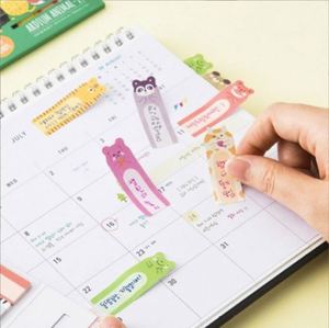 100 Sheets Random Style Cute Animal Self-Adhesive <b>Sticky</b> Index Tabs Book Page Flags Stationery for Reading Planner Office School - Product Image 5