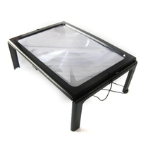 New Creative Desk Magnifier Magnifying Glass for Reading Large Full Page Magnifier with Ultra-Bright LED Lights