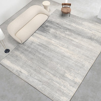 Tapis de salon de qualité supérieure, lavable, antidérapant, en polyester, à poils moyens, avec dos en PVC, vente directe du fournisseur, luxe
