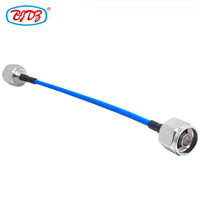 Prix usine 50ohm N Type prise mâle à N Type prise mâle RG141 RG402 SS402 câble de Test à faible perte RF Pigtail Jumper câble d'extension