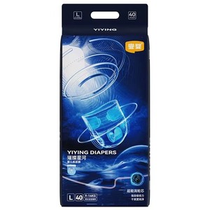 Pañales para Adultos Yiying Brilliant Ultrafinos y Suaves, con Estampado de Galaxia, Tipo Pantalón, Paquete de Prueba de 4 Piezas, Superficie Seca, Prevención de Fugas en 3D - Product Image 1