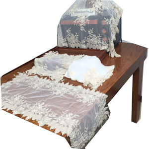 <span class=keywords><strong>Mantel</strong></span> bordado a mano de 16 piezas y corredores <span class=keywords><strong>mantel</strong></span> de boda hecho a mano <span class=keywords><strong>para</strong></span> fiestas de bodas - Product Image 1