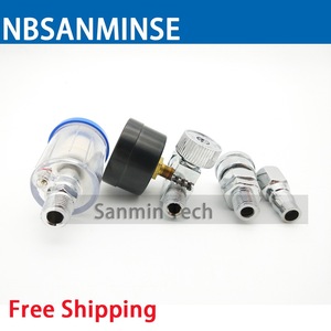 Régulateur de filtre pour aérographe NBSANMINSE 8 mm avec manomètre pour pistolet de pulvérisation - Product Image 4