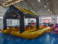 Bar gonflable en pvc de qualité commerciale piscine plage natation jouer bar familial bars de piscine gonflables extérieurs
