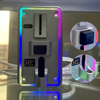 Machine de jeu d'arcade Ruike HS-631 à monnayeur avec panneau à diodes lumineuses, monnayeur et 3 fonctions d'identification de devises pour l'amusement