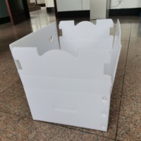 Boîte en plastique ondulée de Coroplast de pp/conteneur/plateau/carton/poubelle d'étagère pour l'emballage et l'expédition de stockage