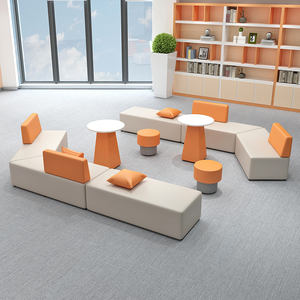 Société moderne et hôtel réception stand de réception bureau et loisirs <span class=keywords><strong>canapé</strong></span> ensemble pour négociations commerciales pour salon - Product Image 2