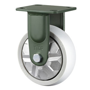 6 "<span class=keywords><strong>8</strong></span>" <span class=keywords><strong>Nylon</strong></span> Rodas Giratórias com Freios Duráveis e Livre-Ruído Heavy Duty Rodas de Rodízio Industrial para Armazém Cart - Product Image 2