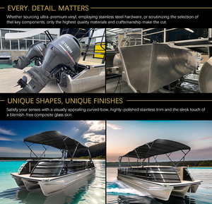 <strong>Pontoon</strong> for House <strong>Boat</strong> <strong>Boat</strong> <strong>Motor</strong> Outboard Customized Color and Sofa Style Yachts - Product Image 2