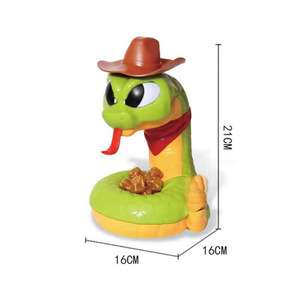 Juguete de serpiente cascabel eléctrica de 21 cm x 16 cm para niños de 4 a 6 años, diversión para fiestas, alivio del estrés, juego de mesa de broma - Product Image 1