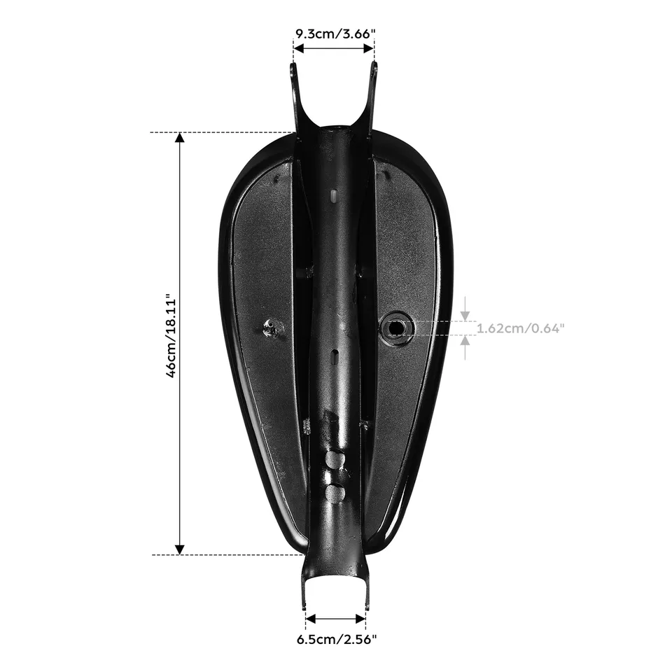 XF2906C578-GB Fuel Tank - 3.7gal. Vivid Black for Harley Sportster