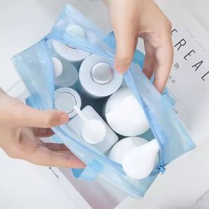 Modern Travel Portable Household Plastic Transparent Cosmetic Storage Makeup Toiletry Bag for Bathroom & <b>Wardrobe</b> - Product Image 4