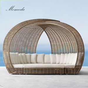 Tất cả thời tiết ngoài trời PE mây lớn Sun Spa tán <span class=keywords><strong>Stylish</strong></span> đi văng Patio vườn wicker phòng chờ khách sạn Hồ bơi thời trang Sun <span class=keywords><strong>Lounger</strong></span> - Product Image 1