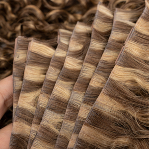 Wholesale Skin Raw Virgin Cuticle Aligned 17 Invisible <strong>Clips</strong> <strong>Clip</strong> <strong>in</strong> <strong>Hair</strong> Extensions 100% Human <strong>Hair</strong> Seamless <strong>Clip</strong> <strong>Ins</strong> - Product Image 4