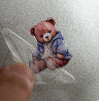 Étiquettes Logo Personnalisées Adhésives Permanentes Imperméables 3D UV DTF pour Métal, Verre, Bouteilles en Plastique et Emballages