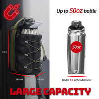 Porte-bouteille 40-50 oz pour l'entraînement en extérieur, sac de transport magnétique pour bouteille d'eau, sac de sport avec boucle pour serviette