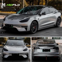 Film de protection de peinture automobile TPU Liquid Metal Mercury Silver PPF auto-réparateur anti-rayures brillant