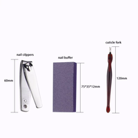 Kit de manucure et pédicure premium 8 en 1 en acier inoxydable, outil de soin des ongles et des pieds pour la maison, le salon et les voyages