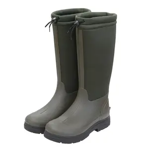 PVC Rain boots Women's long water shoes Fashion anti-skid rubber shoes Martin water boots high knee rain boots