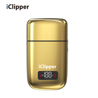 Alat Cukur Elektrik IClipper-TX2 USB Isi Ulang untuk Pria, Pemotong Rambut Botak, Penghilang Jenggot, Alat Cukur Rambut Bertenaga Baterai untuk Penggunaan Rumah Tangga