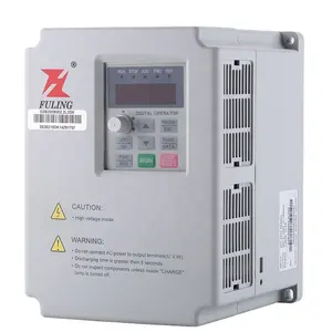 Fuling brand 2.2KW inverter for spindle ac frequency inverter of cnc spare parts 220V vfd 220v 1 phase to 3 phase 380v inverter