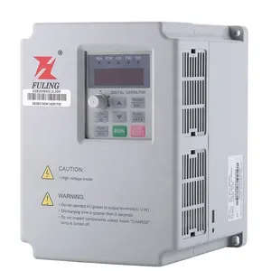 Fulingブランド2.2KWインバーターCNCスペアパーツのスピンドルAC周波数インバーター220V vfd 220v 1相から3相380vインバーター