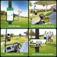 Support magnétique pour téléphone de voiturette de golf, fixation magnétique sécurisée N52, ajustement universel, compatible avec bureau et surfaces métalliques