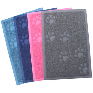 Tapete Ecológico, Duradero y de Lujo para Mascotas (Perros y Gatos), Fácil de Limpiar, Impermeable, Antideslizante, de PVC, con Diseño de Dibujos Animados, Suave, con Estampado de Huellas, de 7 mm - Product Image 5