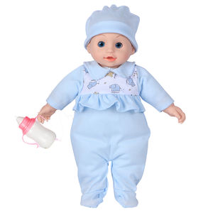 Muñeca de cuerpo de algodón de 16 pulgadas con biberón, muñeca <span class=keywords><strong>Reborn</strong></span> realista, niño pequeño, impermeable, bebé <span class=keywords><strong>Reborn</strong></span> - Product Image 3