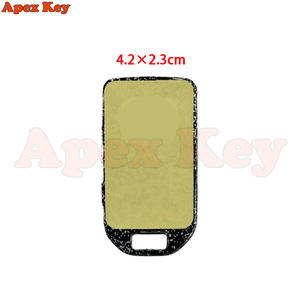 สติกเกอร์เปลี่ยนโลโก้ DIY ขนาด 42*23 มม. ผลิตจากวัสดุ ABS พร้อมปุ่ม 1 ปุ่ม - Product Image 2