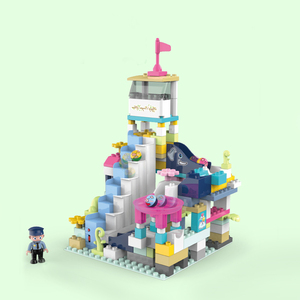 Multidimen-sional 대리석 실행 궤도 빌딩 블록 장난감 전자 블록 DIY 조립 장난감 세트 - Product Image 2