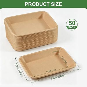 Boîtes et bols alimentaires jetables en papier kraft biodégradable rectangulaires octogonaux 500 ml/17 oz, vente en gros d'usine Jiehui, impressions personnalisées - Product Image 2