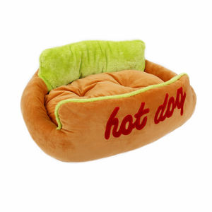 Herstellung Verkauf Kunden Billige Lustige Hot Dog Form Hund Bett - Product Image 1