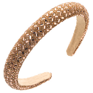 Fasce per capelli all'ingrosso <span class=keywords><strong>di</strong></span> design con strass e bordi semplici e raffinati - Product Image 5