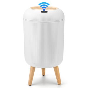 CF moderno <span class=keywords><strong>bagno</strong></span> in plastica impermeabile bidone della spazzatura cestino dei rifiuti cucina sensore elettrico automatico intelligente bidone della spazzatura - Product Image 1