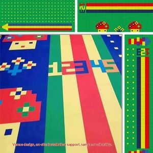 Suelo Suspendido para Interiores/Exteriores para Jardín de Infantes, Cancha de Baloncesto, Baño, Ducha, Tapete Antideslizante Encastrable Elevado 3G - Product Image 4