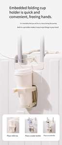 トラベルバッグスーツケースポータブル旅行バッグスーツケース簡単フロントオープン新スタイル良質ビジネス旅行旅行荷物ホイール付き - Product Image 4