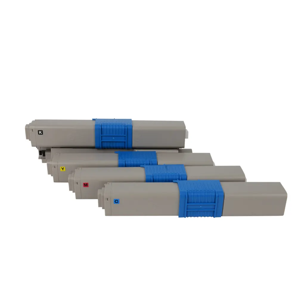 Uyumlu renk çip için yazıcı toner kartuşları OKI 301 310 321dn MC332 boş toner kartuşu kabuk