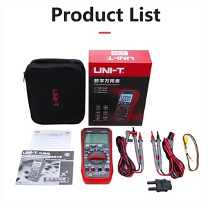 เครื่องวัดแรงดันไฟฟ้าดิจิทัล1000V ชุด UNI-T UT15B ตัวเก็บประจุเครื่องทดสอบตัวเก็บประจุ TRMS Uni-T มัลติมิเตอร์ - Product Image 6