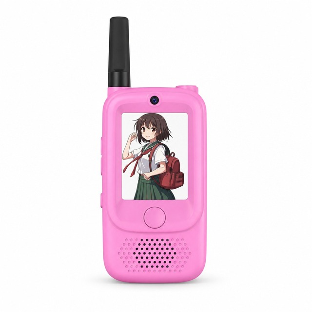 Kids Video Walkie Talkie 2 Way Radio Toys 2.0 IPS Screen HD Camera Rechargeable Intercom 50km Range for Outdoor Camping Gift