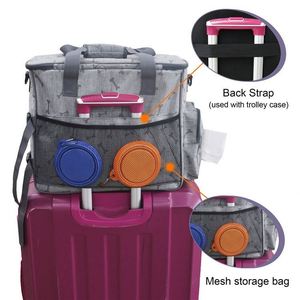 Bolsa de Transporte para Mascotas, Aprobada por Aerolíneas, para Viajes de Fin de Semana, con Contenedor de Alimentos y Múltiples Bolsillos - Product Image 4