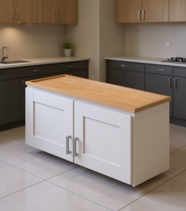 Gabinete Bajo Blanco Sunique Sydney de 24-29.9 Pulgadas, Moderno, para Montaje en Pared, Puerta de MDF y Aglomerado con Acabado Laminado - Product Image 2