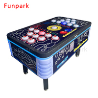 Distributeur automatique de bonbons Funpark Hit Beans avec musique et lumières, jeu de billets de loterie pour 2 joueurs, fonctionne avec des pièces de monnaie, personnalisable, adapté aux enfants