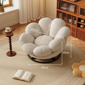 Puf Sofá con Diseño Moderno en Forma de Calabaza, Cómodo para Sala de Estar, Reposo y Ocio - Product Image 6
