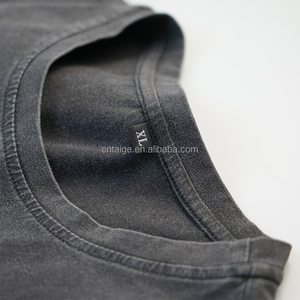 T-Shirt Vintage alla Moda, Crop Top, Vestibilità Ampia, Collo Tondo, Manica Corta, 100% Cotone Traspirante - Product Image 3